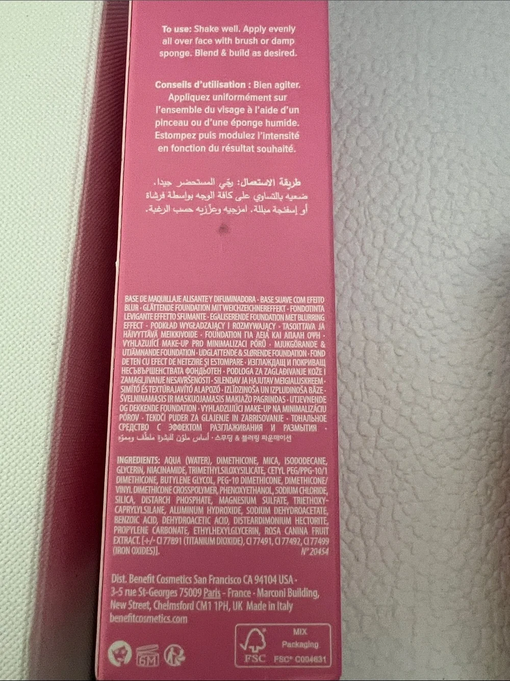 Benefit POREfessional Foundation 2N Mighty Fair Neutral